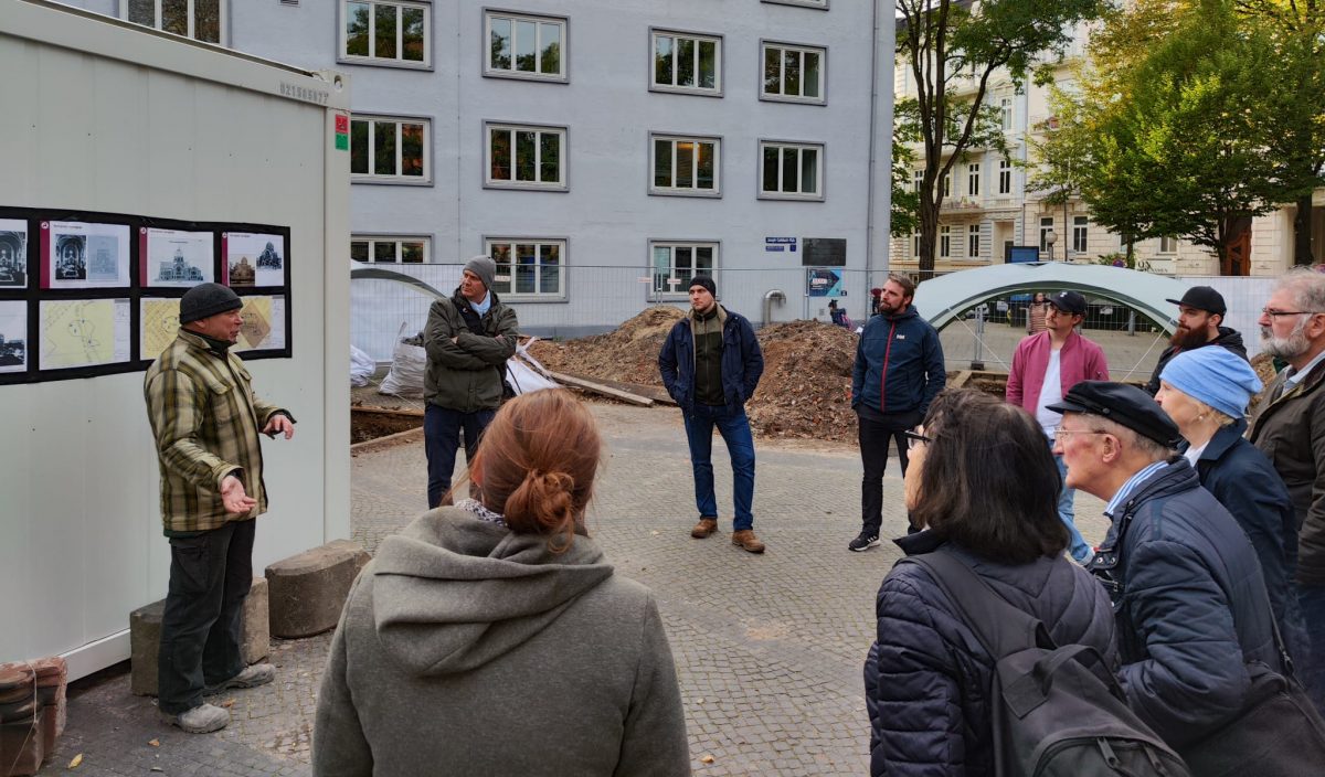 Exkursionsbericht: Grabung im Bereich der ehemaligen Bornplatz-Synagoge